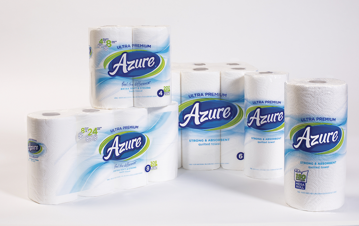 Azure Ultra-Premium paper products